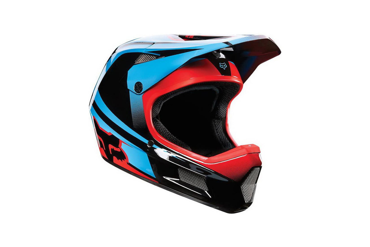 Cube Full Face Velosiped shlem – Ko'k/Qizil