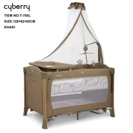 Cyberry T-705L bolalar manezhi – chivin to‘ri va qulay beshik | ALLSAM