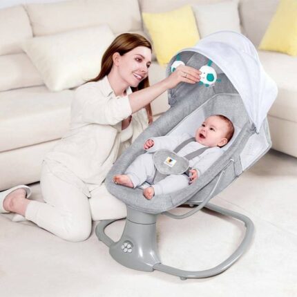 Elektron Tebranuvchi Bolalar Beshigi – Avtomatik Baby Rocker | ALLSAM