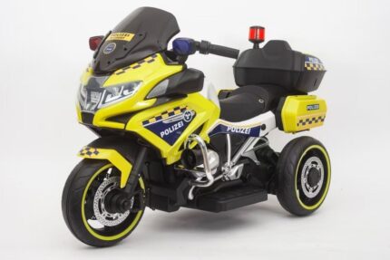 Politsiya Uslubidagi Bolalar Elektromototsikli – 3 G‘ildirakli Premium Moto | ALLSAM